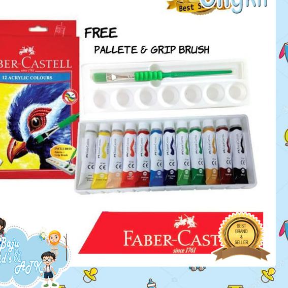 

♦ Cat Akrilik Faber Castell Tube 12 ml ☇