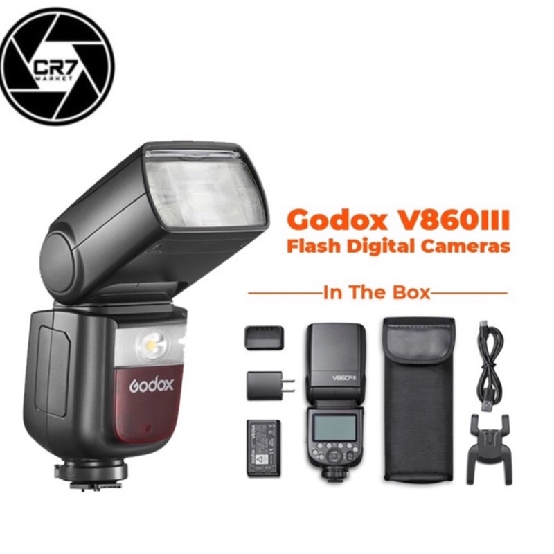 Godox V860III Flash Digital Camera /Flash Godox Speedlite V860 III For Canon Sony /Godox V860III