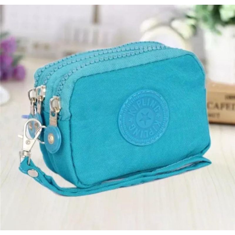 DOMPET KOIN KIPLING MINI 3 RUANG  IMPORT SUPER / DOMPET IMPORT 3 RUANG MINI