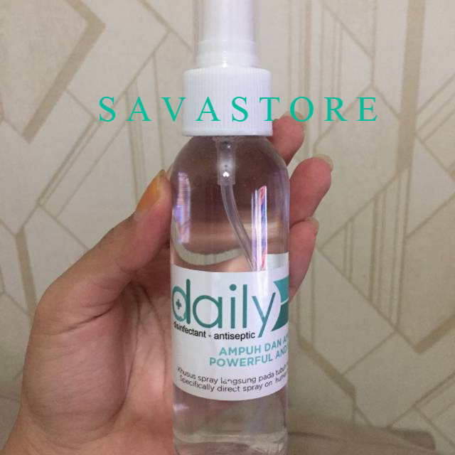 DESINFEKTAN REGULER DAILY ANTISEPTIC SPRAY DISINFEKTAN 100ML DAN AMAN UNTUK KULIT [TERLARIS]