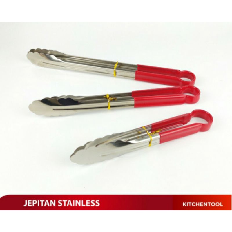 Penjepit Makanan Tahan Panas | Jepitan Gorengan Anti Panas Stainless