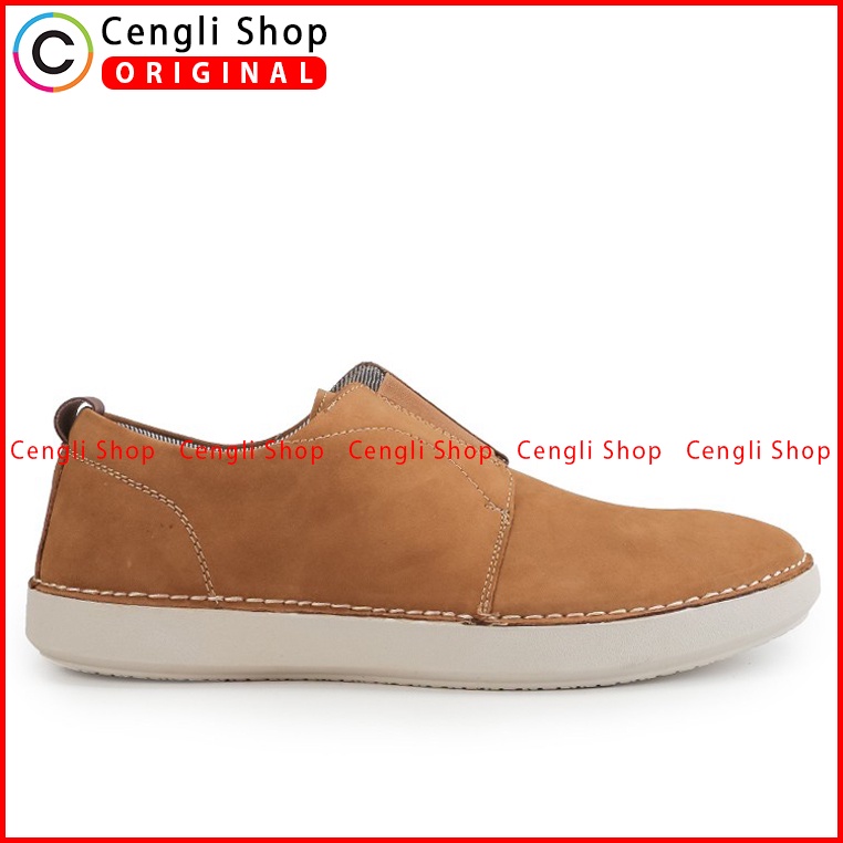 PM184 SEPATU PEDRO SLIP ON PRIA ORIGINAL KASUAL SEMI FORMAL COKLAT