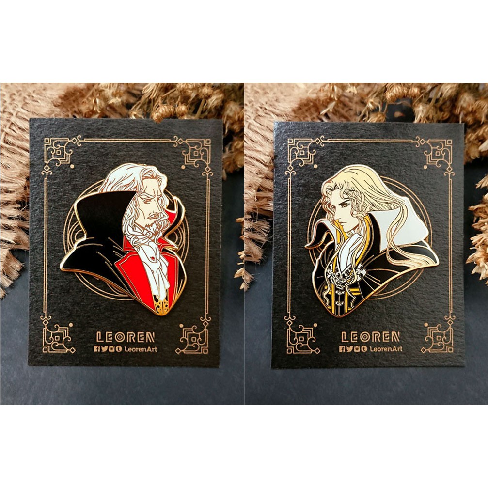 Castlevania - Dracula x Alucard - Hard Enamel Pin
