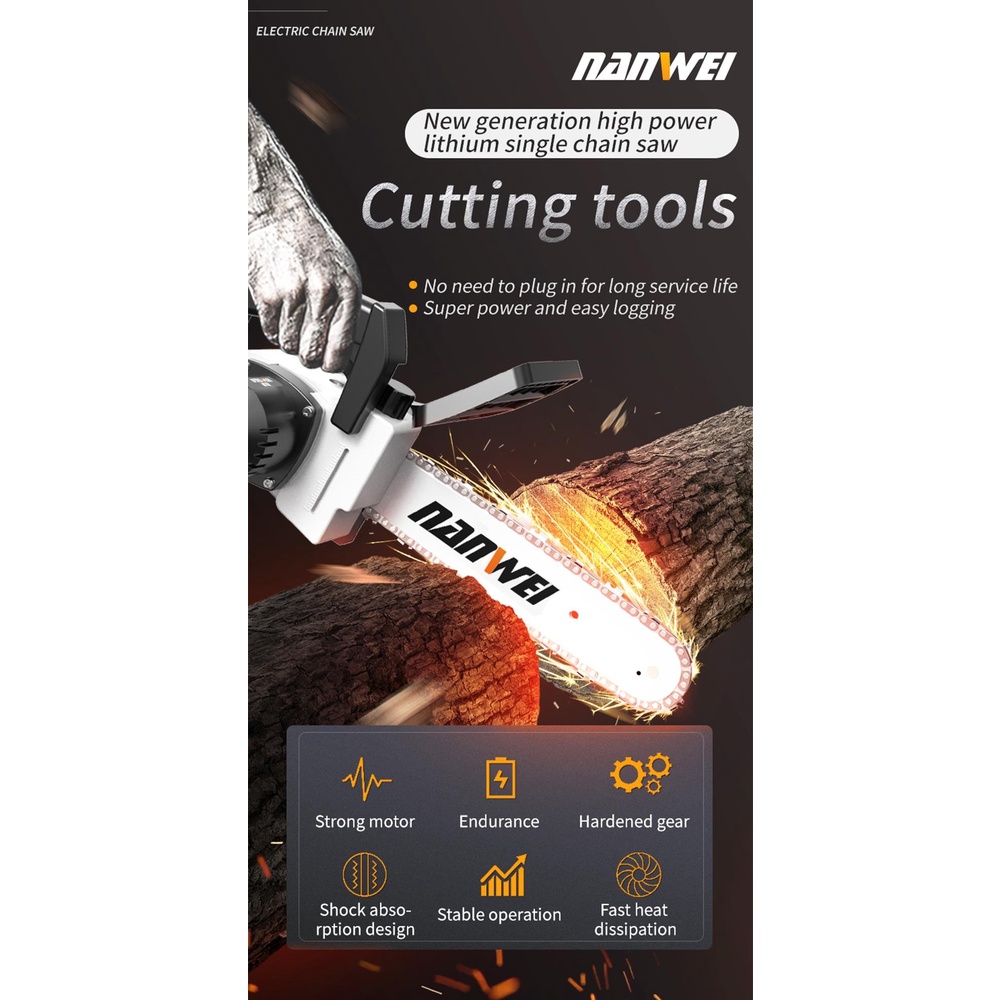 Chainsaw Cordless Chainsaw 398tV Gergaji Potong Kayu Chain Saw Gergaji Chain Saw Potong Kayu