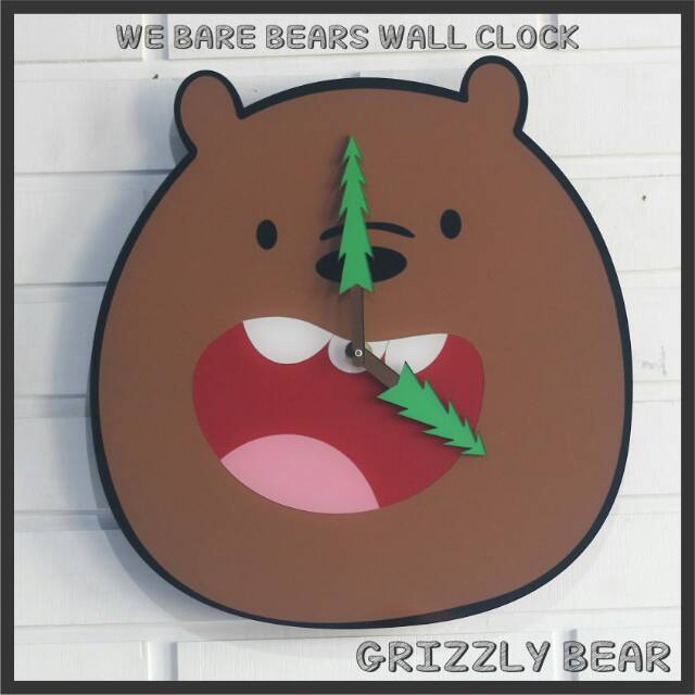 JAM DINDING GRIZZLY WE BARE BEARS