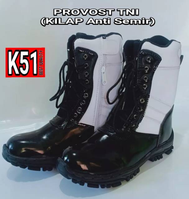 SEPATU PDL PROVOST TNI SEPATU PDL PROVOST POLRI SEPATU PDK PREMIUM BERKUALITAS KULIT SINTETIS