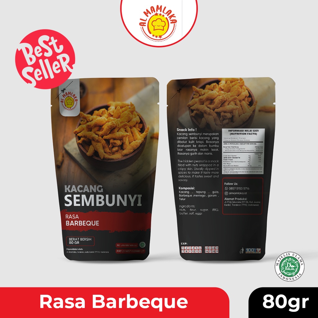 

Kacang Sembunyi Rasa BBQ 80gr