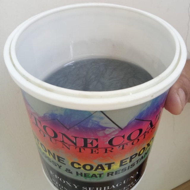 

Stonecoat cat epoxy gray met colour 1litter