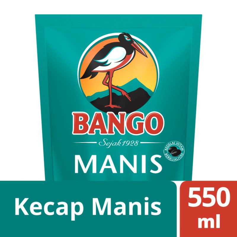 

Bango Kecap Manis Pouch 550Ml - Kecap Manis Refill, Soy Sauce, Kecap Manis Botol