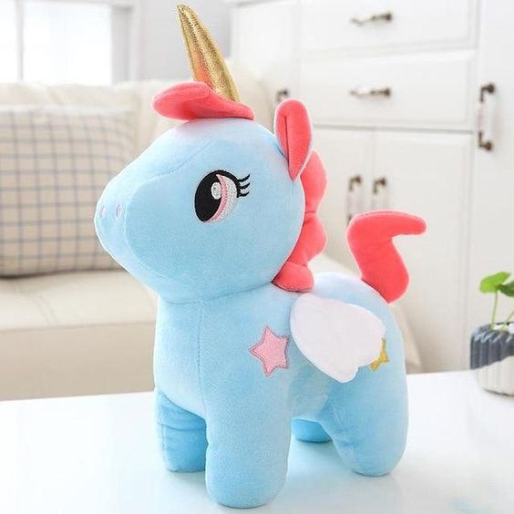 Boneka Unicorn Warna Warni Mini Bertanduk/Boneka Kuda Pony Terbaru