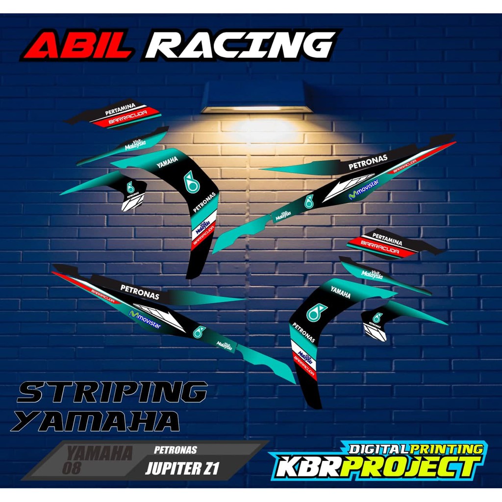 Striping - stiker motor -striping variasi jupiter z1