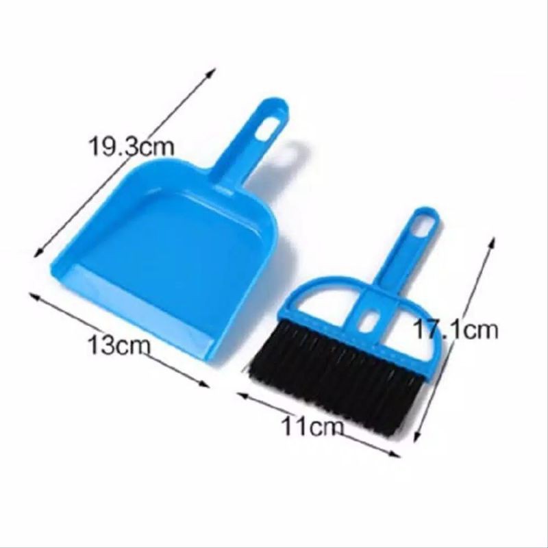 Makassar V123 sapu mini plus serokan sapu pengki mini dustpan set