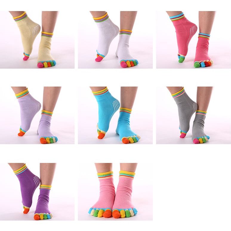 Kaos Kaki Yoga Dewasa Anti Slip Yoga Socks