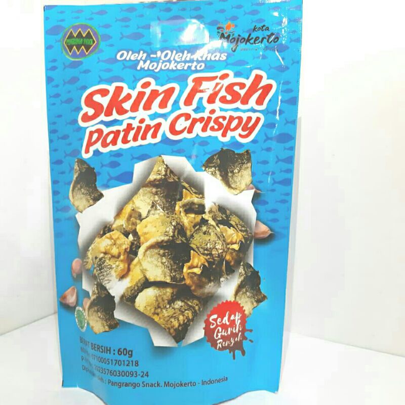 

Snack Keripik Kerupuk Ikan Patin Cemilan Makanan Ringan Gurih Renyah