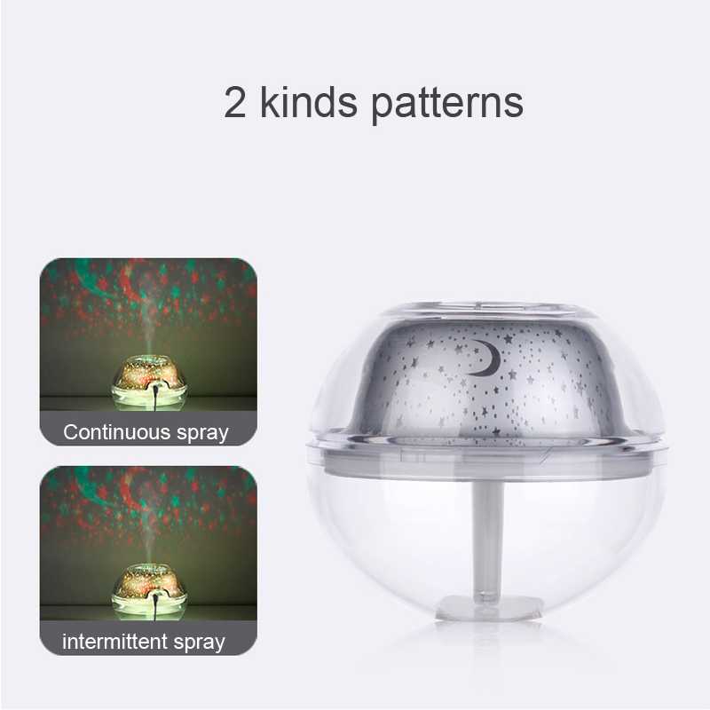 Taffware HUMI Humidifier LED Night Projection Lamp 500ml - HUMI H99