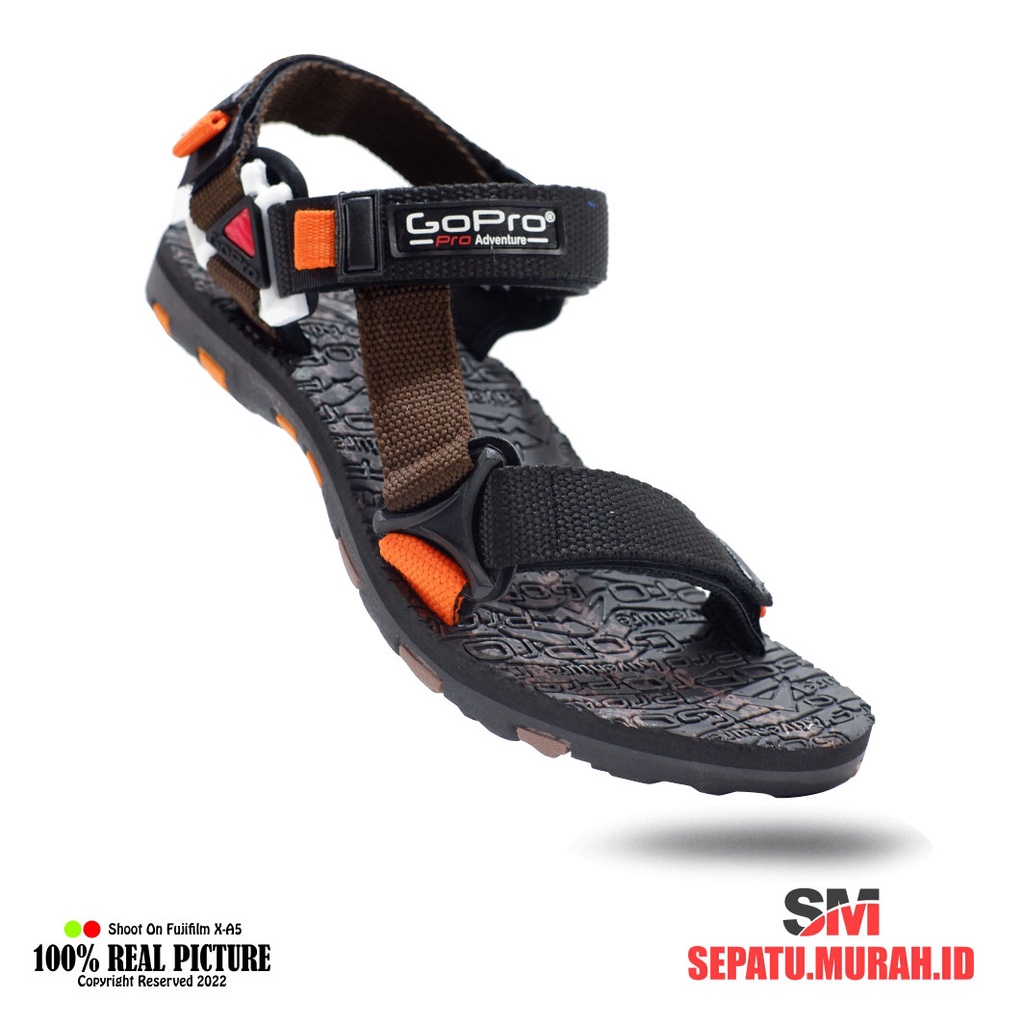 Sandal gunung pria dewasa sendal gunung cowok laki2 original go-pro mountblanc - tesla 39-43