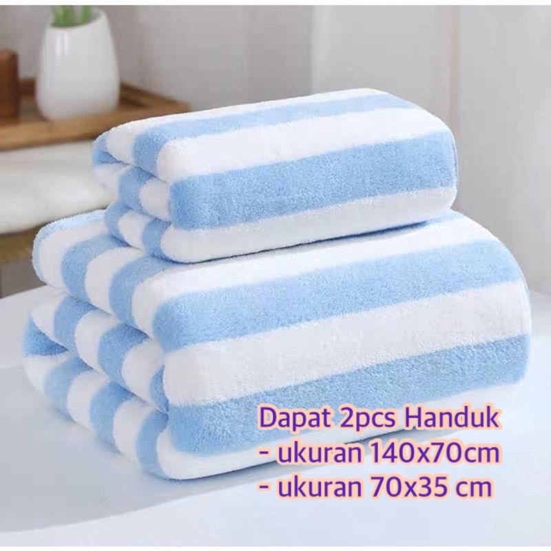 Joy Life Carterlove Handuk Microfiber 70x140 cm BESAR | Handuk Lembut Jumbo Big Size 140x70 Bayi Anak Dewasa