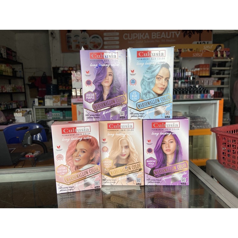 &lt;cn.x&gt; cultusia marshmallow color - cat rambut cultusia marshmallow pastel baru