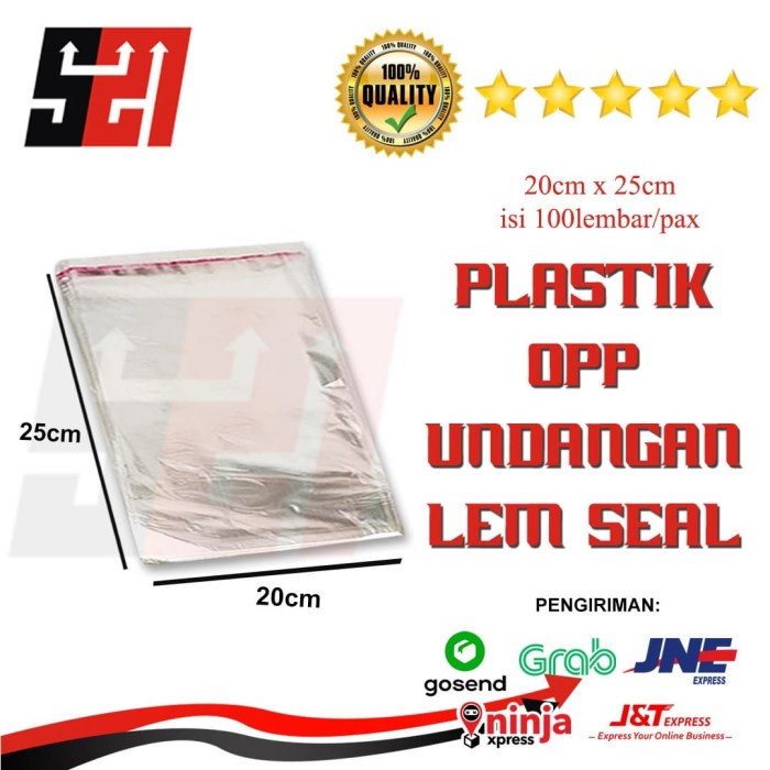 

Plastik Opp / Plastik Undangan Baju Lem Seal 03 20x25cm