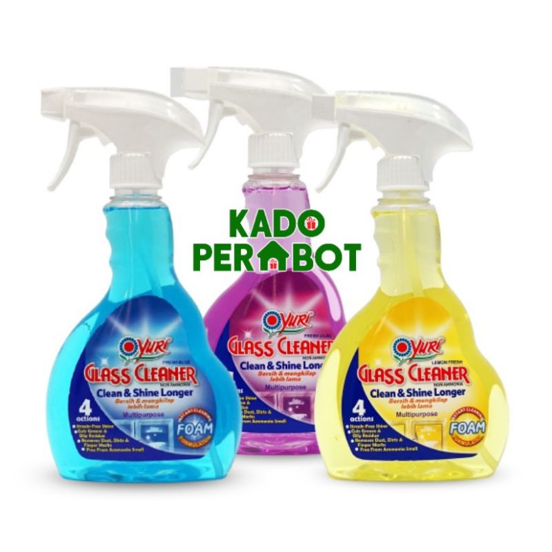 yuri glass Cleaner spray 500ml - spray pembersih noda