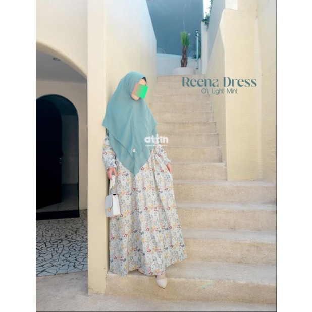 Gamis Katun Jepang Reena Dress By Attin