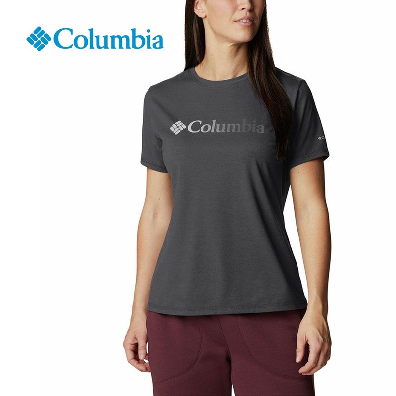 Columbia Womens  Sun Trek Ss Graphic Tee