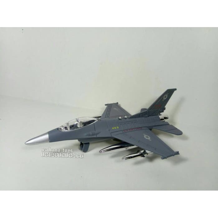 PROMO DIECAST PESAWAT TEMPUR f16