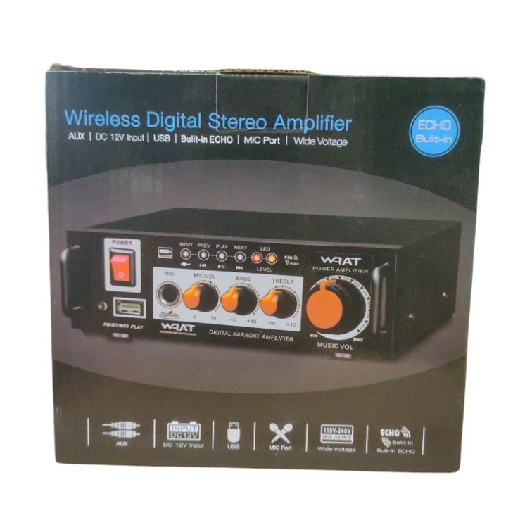 Amplifier FLECO D-05 / D16 Bluetooth stereo Karaoke + Mp3 player + FM Radio