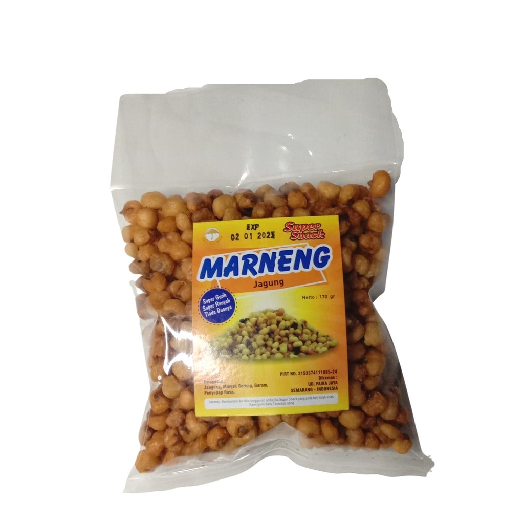 

Kudapan rasa Jagung 170gr Gurih Makanan Marning Corn Marneng Super Snack