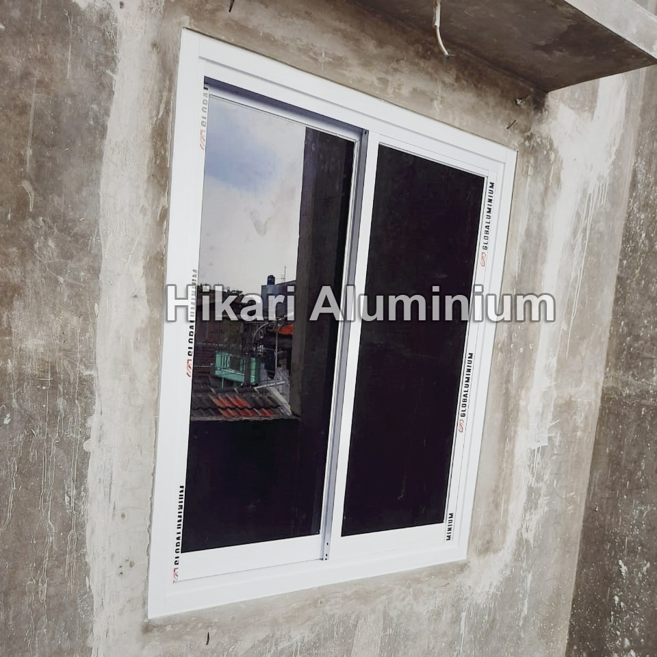 Jendela Sliding Aluminium Minimalis