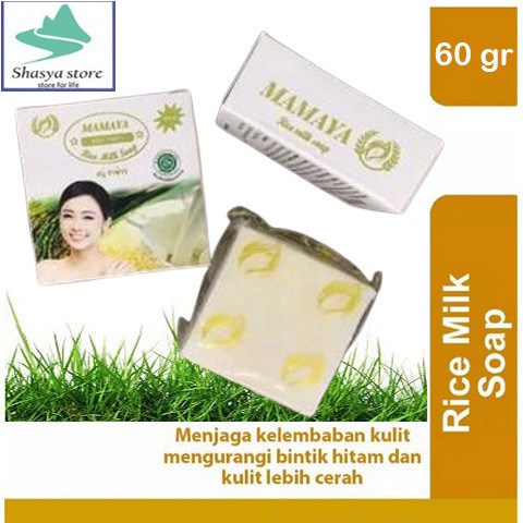 ✨SHASYA✨ SABUN BERAS | PEPAYA MAMAYA BPOM | MAMAYA RICE MILK SOAP | MAMAYA PREMIUM RICE MILK SOAP