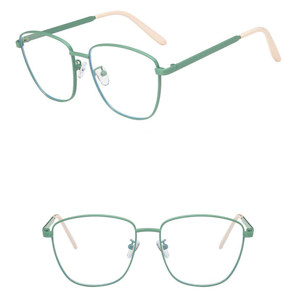 Agustina Kacamata Anti Blue Light PC Fashion Bingkai Poligon Vintage Wanita Eyeglasses