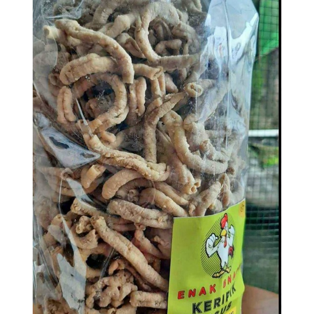 

kripik usus ayam 500gr