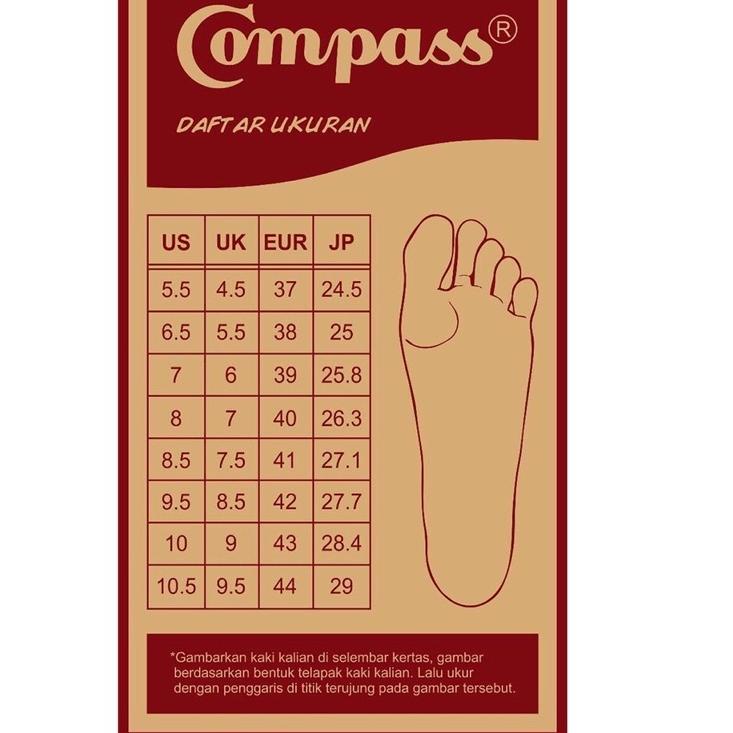 Big Sale.. [100% Original] Sepatu Compass Retrograde Low High Black white / Cream / Blue Gum / White