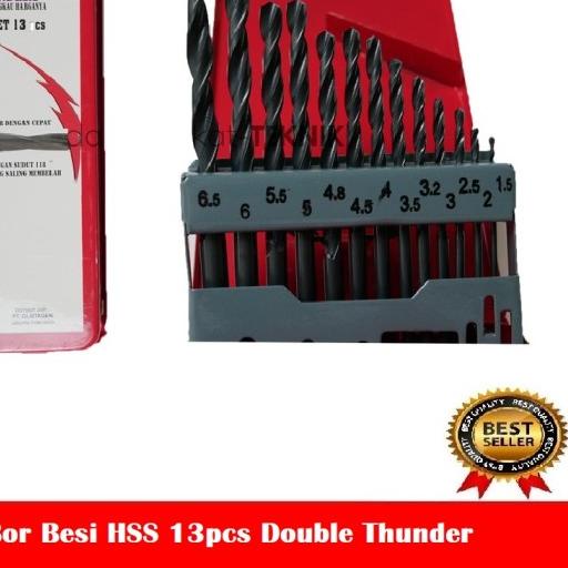 Mata Bor Set Besi Dan Kayu HSS 13 Pcs Drill Bits Fujiyama - Fujiyama