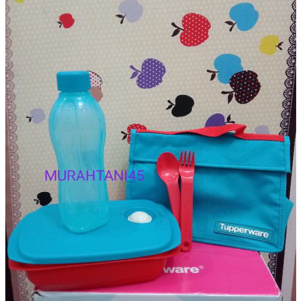 Paket BYO tosca merah tupperware with tas