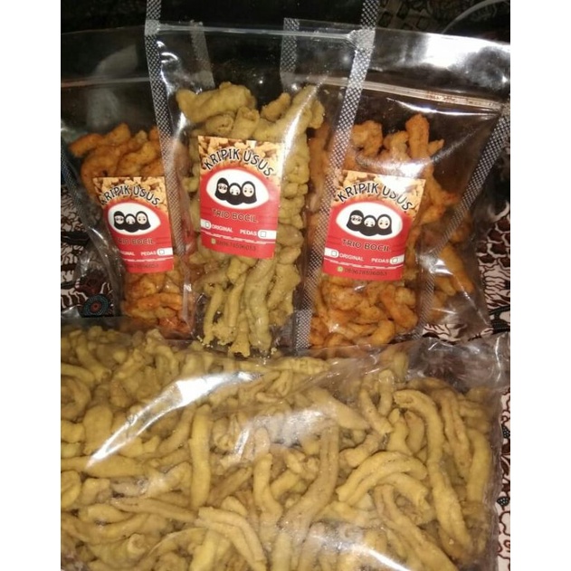 

kripik usus triobocil 250gr pedas