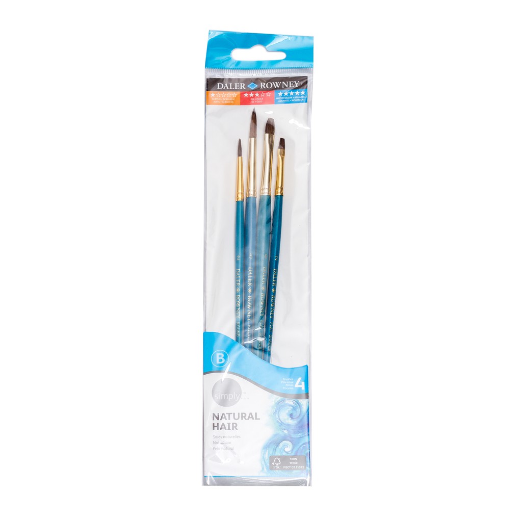 

[BMS Bekasi] Simply WC Natural SH Brush Set 4pc #216910400