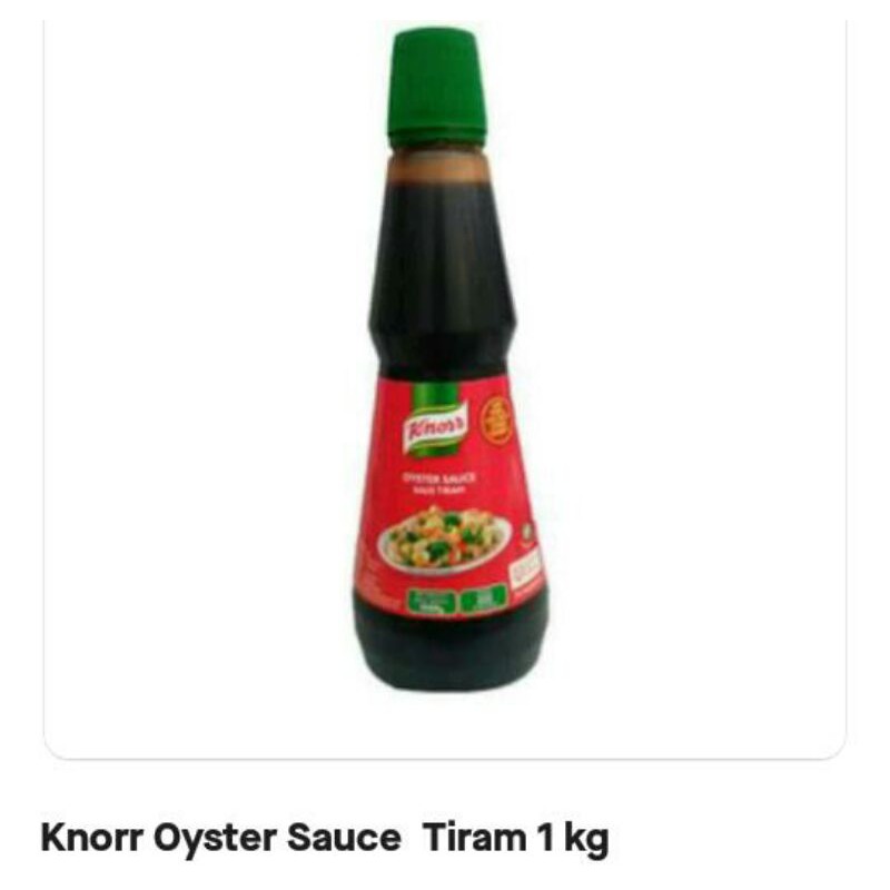 

KNORR OYSTER SAUCE TIRAM 1 KG *S20*F24*