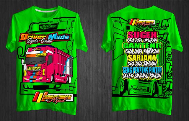 Kaos Truk kaos trek kaos truck kaos driver muda terbaru dan termurah