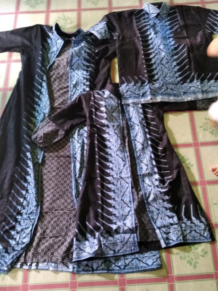 024 Risna Batik Hrb026 Kenongo Hem Kemeja Batik Pria Lengan Pendek  Katun