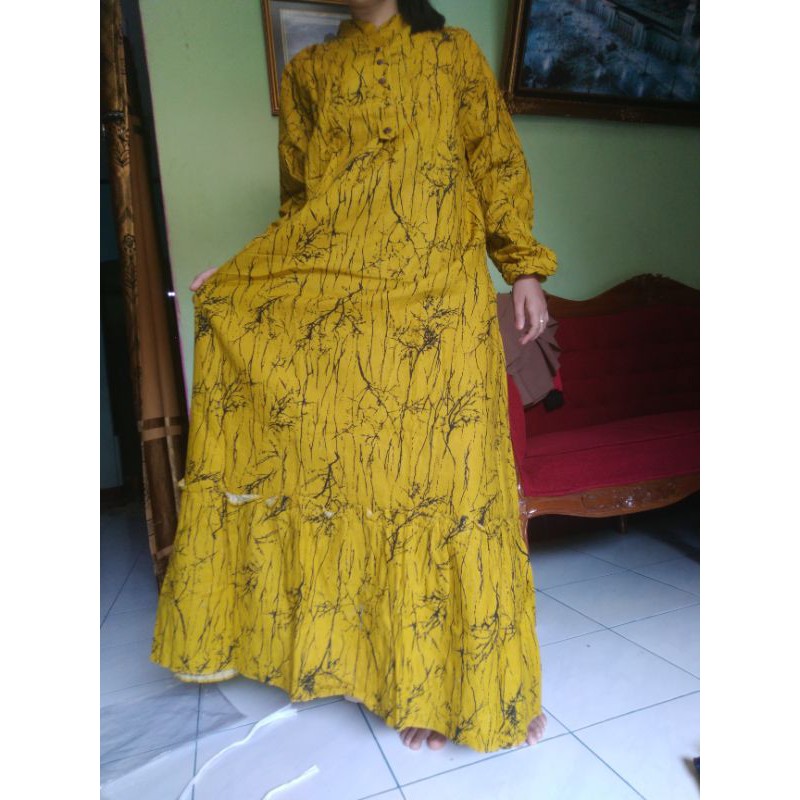 Gamis/Long Dress Katun Tebal