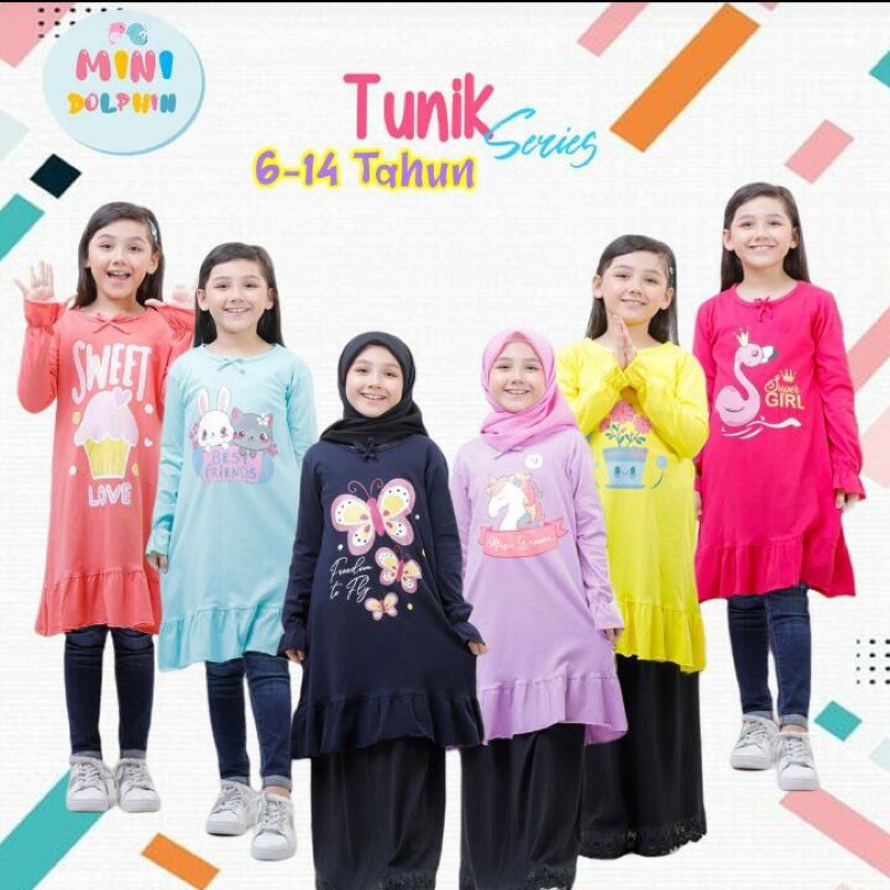 Tunik / Kaos Anak Mini Dolphin