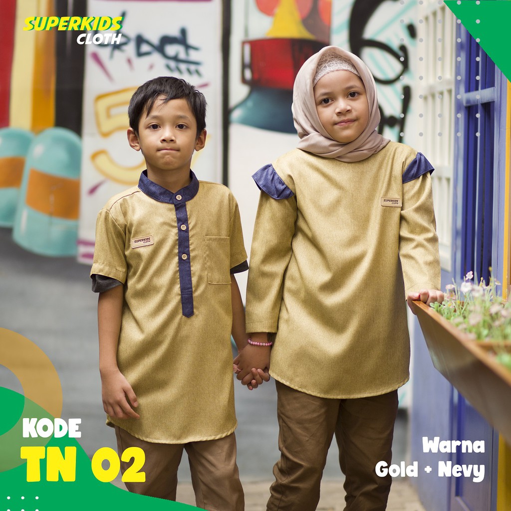 KOKO ANAK KURTA ANAK LAKI LAKI SUPERKIDS GOLD 1 - 11 Tahun