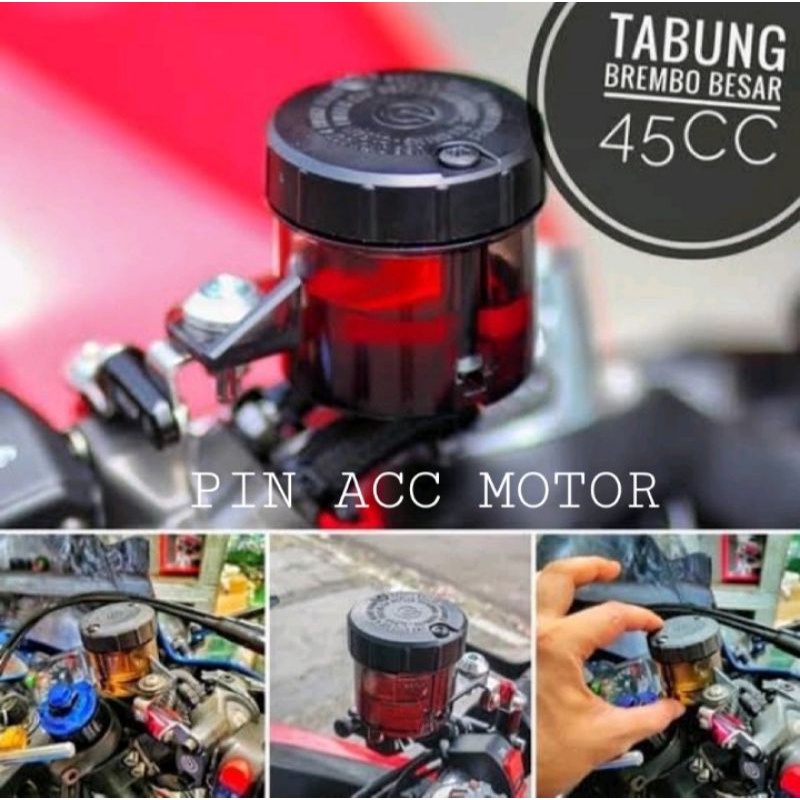 Tabung minyak rem big Universal 45ml cbr250rr r25 ninja 250 fi mt25 z250 r15 cbr cb150 rcbktcbrembo