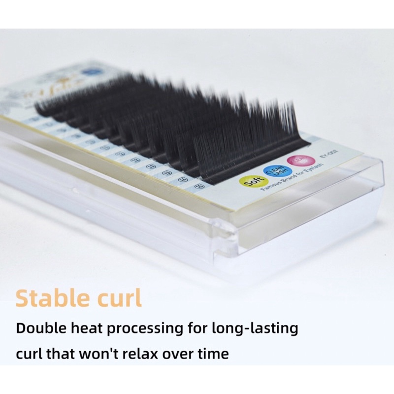 Yelix L Curl Series Easy Fan New Trend L Shaped Lashes Extanxion