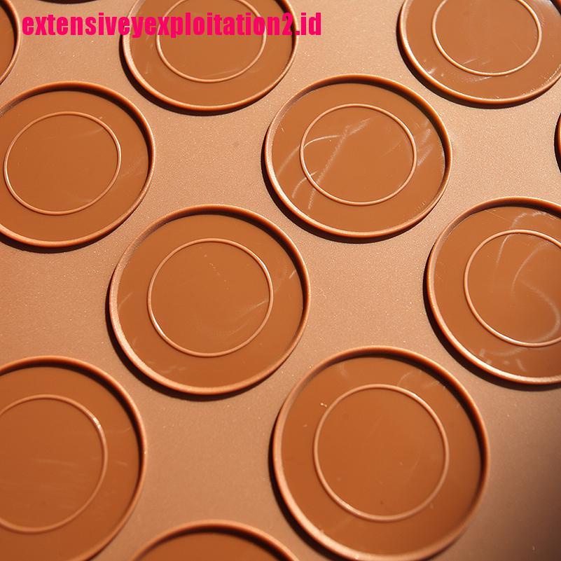 &lt; E2id &amp; &gt; Cetakan Macarons DIY Ukuran Besar Bahan Silikon