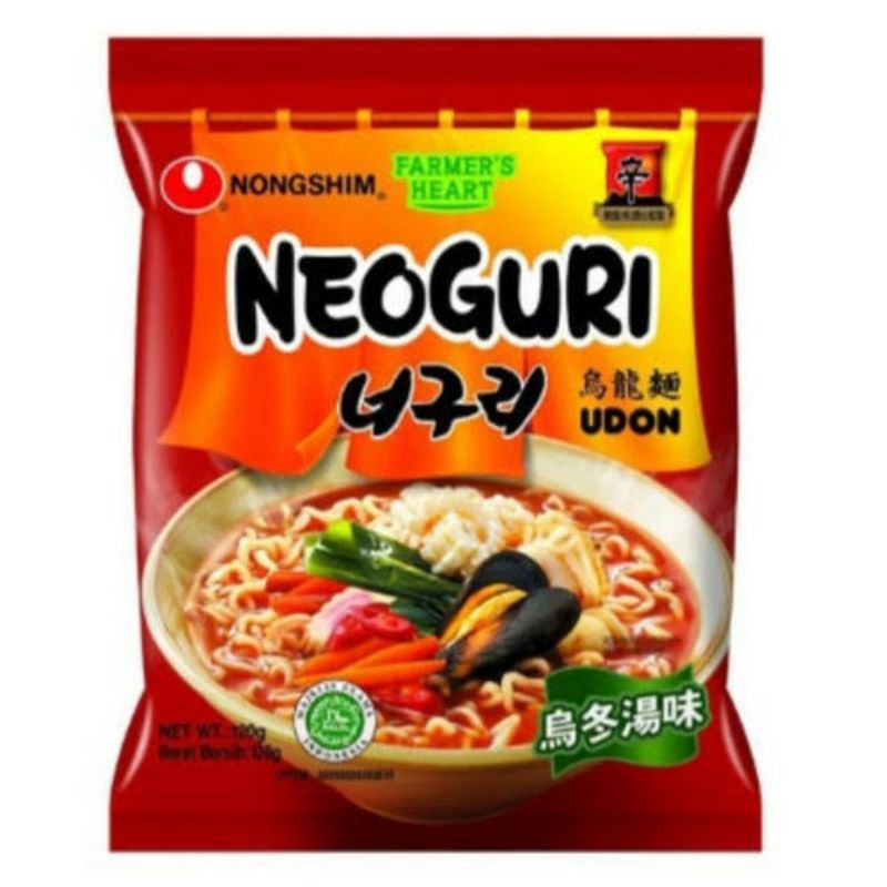 NONGSHIM Ramen Korea Neoguri Udon 120g Halal