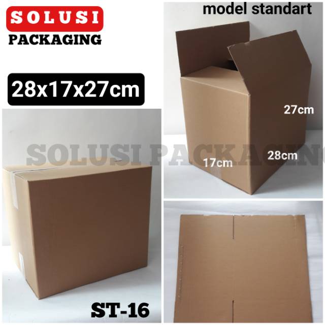 

isi 10pcs KARDUS 28X17X27 COKLAT ST16 | KARDUS PACKING KARDUS PARCEL KARDUS SEPATU KOTAK AKSESORIS DOS BOX