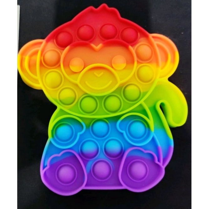 Pop it Rainbow viral /mainan ank-MONKEY